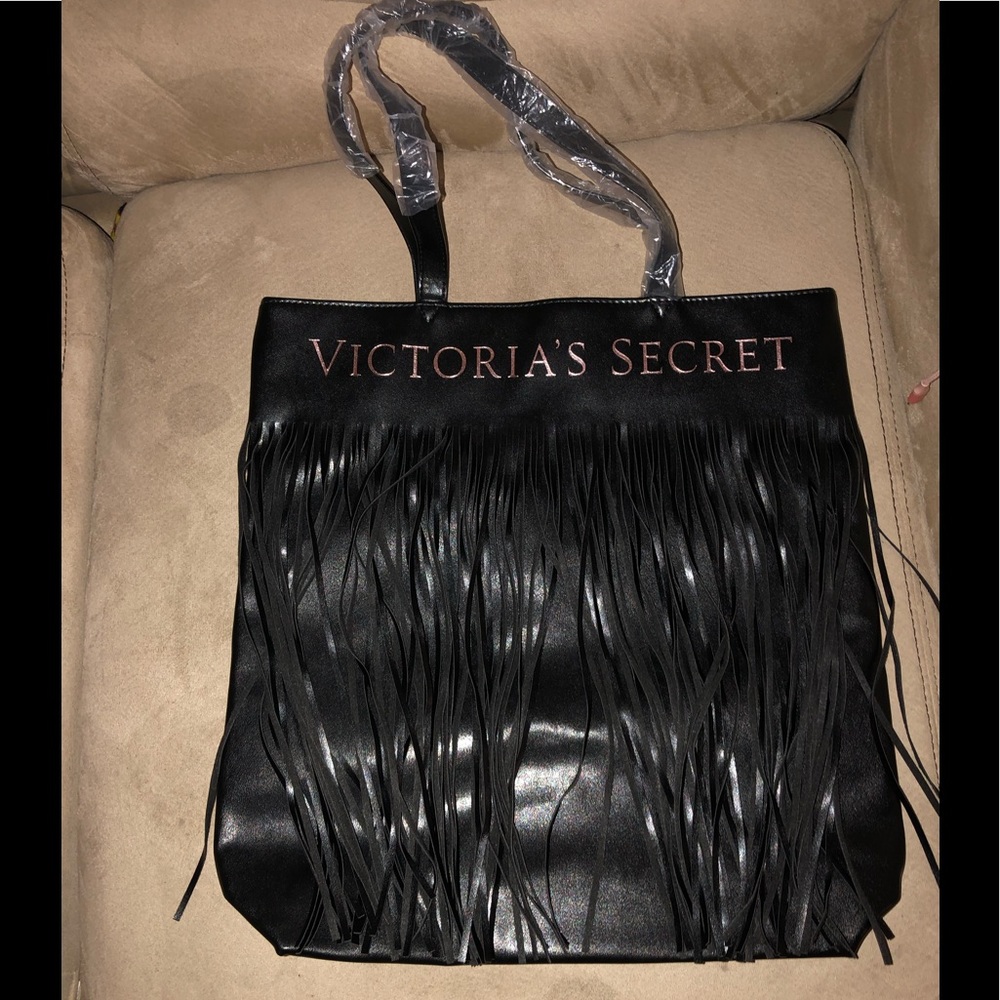 Black New with tags Victoria secret bag!